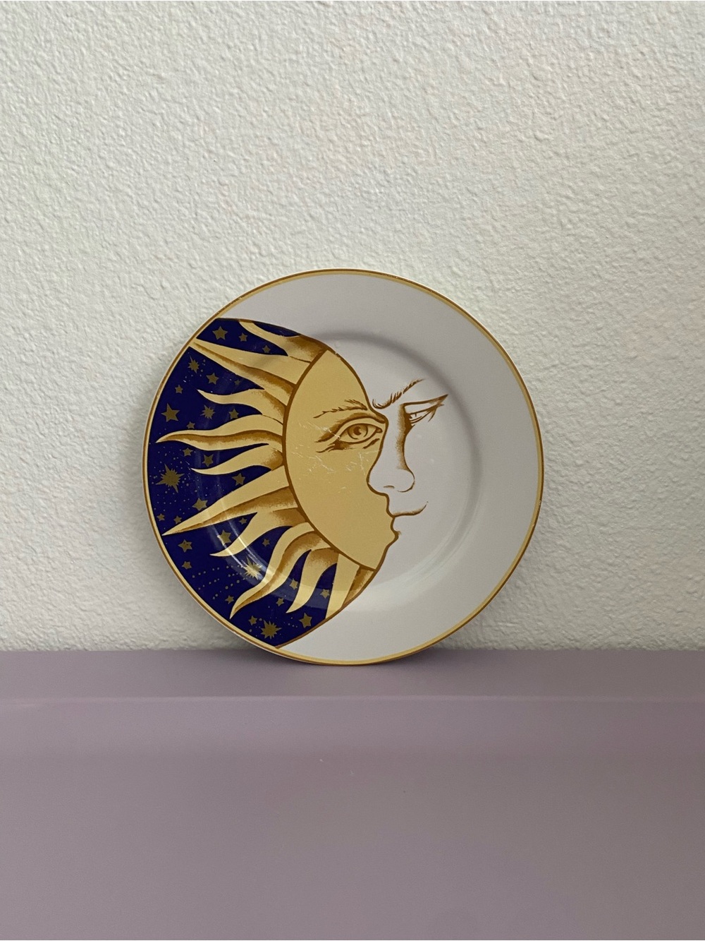 Vintage 1993 Vitromaster Galaxy Celestial salad plate